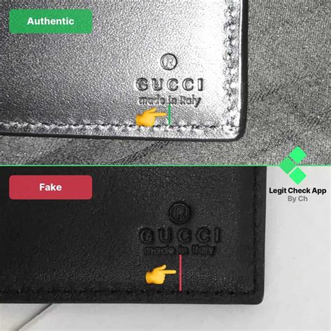 how to detect fake gucci wallet|how to tell authentic Gucci.